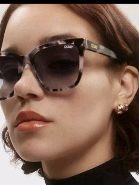Quay Australia Its My Way Sunglasses Milky Tortoise Smoke Gradient Cat Eye main image 7